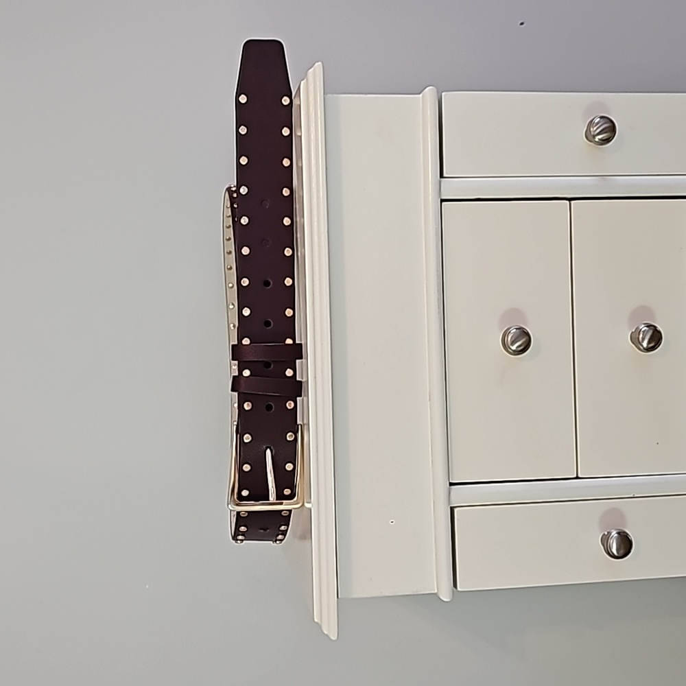Burgundy belt from White House Black Market